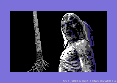Game of Thrones Commodore 64 version: White Walker - retro pixel art adventure game 1980s video game style